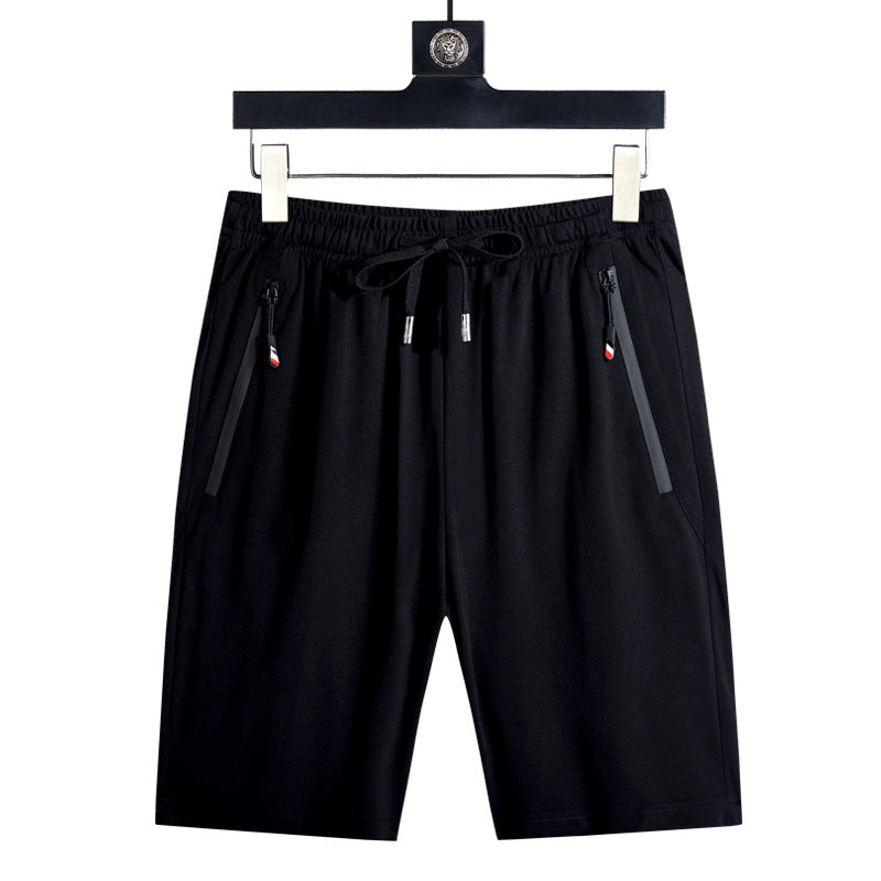 Thin Fitness Running Beach Five-Point Pants by Ovriluxe Enterprises llc