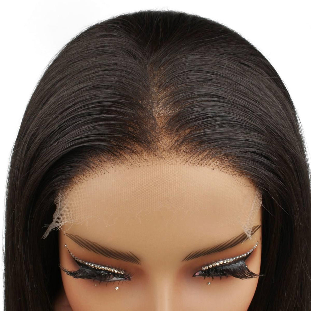 Straight 5x5 HD Lace Closure 100% Human Hair Bob Wig by Private Label