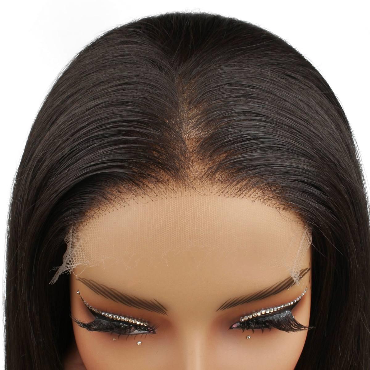 Straight 5x5 HD Lace Closure 100% Human Hair Bob Wig by Private Label