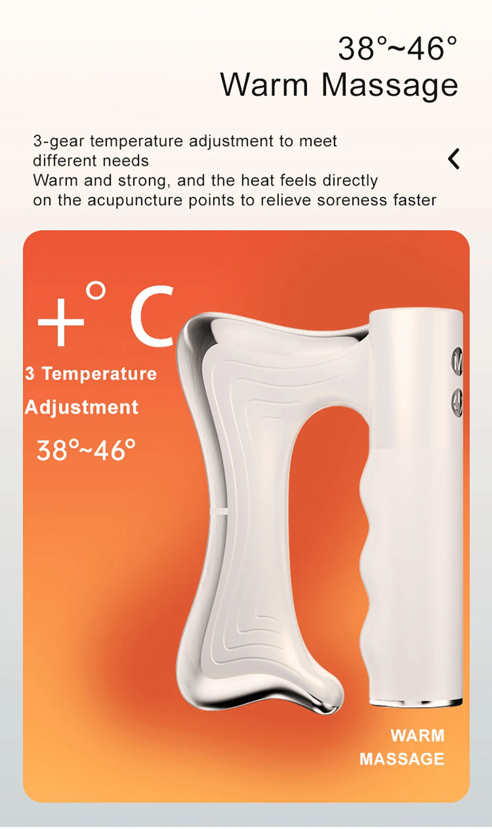 Electric Deep Tissue Massage Blade – Heated Fascia Relaxation Tool by Ovriluxe Enterprises llc