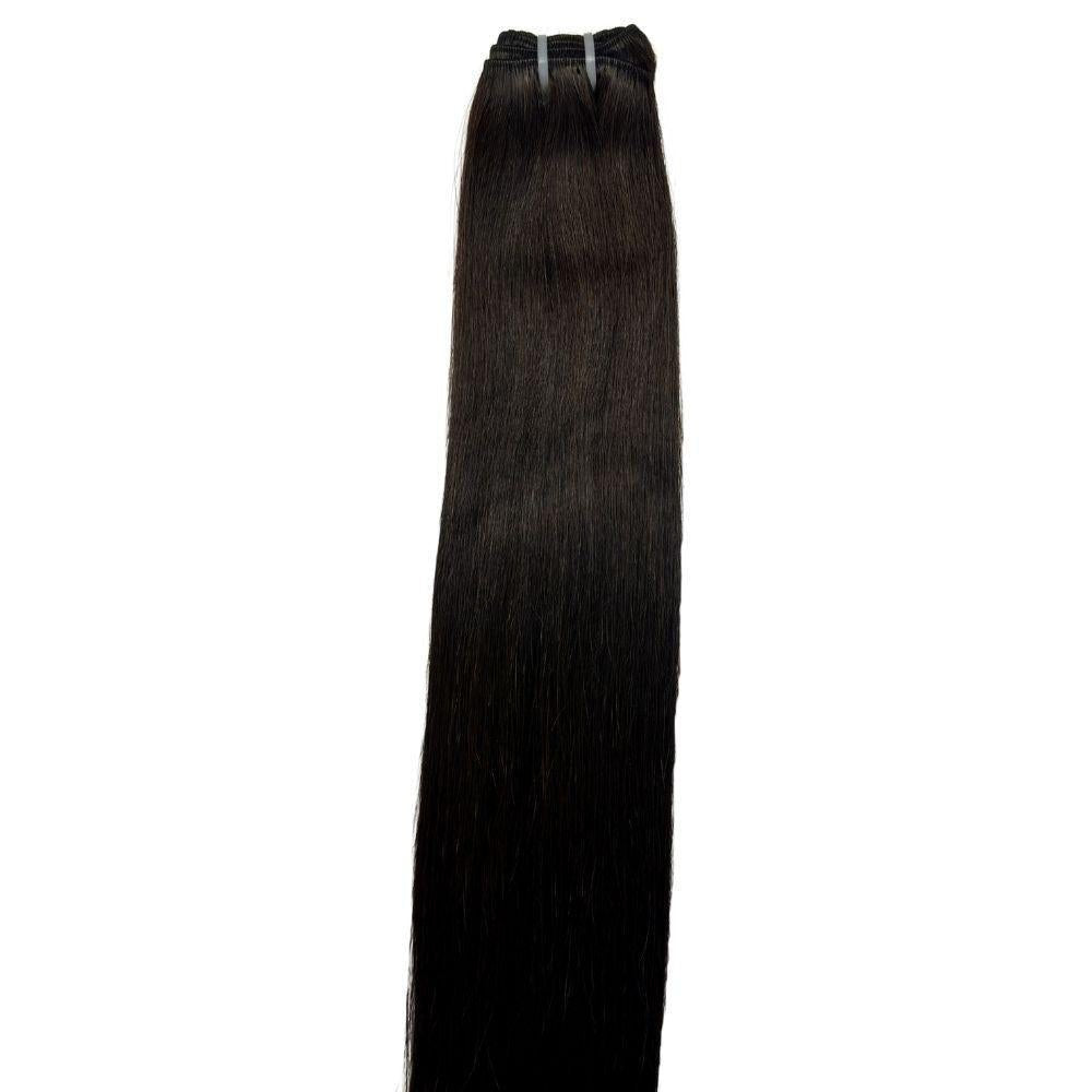 Raw Natural Black Straight 100% Human Hair Bundles by Private Label