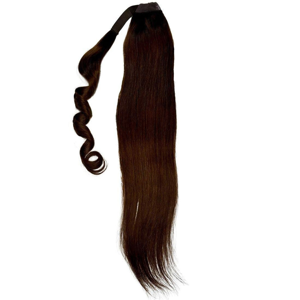 Dark Brown 100% Human Hair Ponytail Extension by Private Label