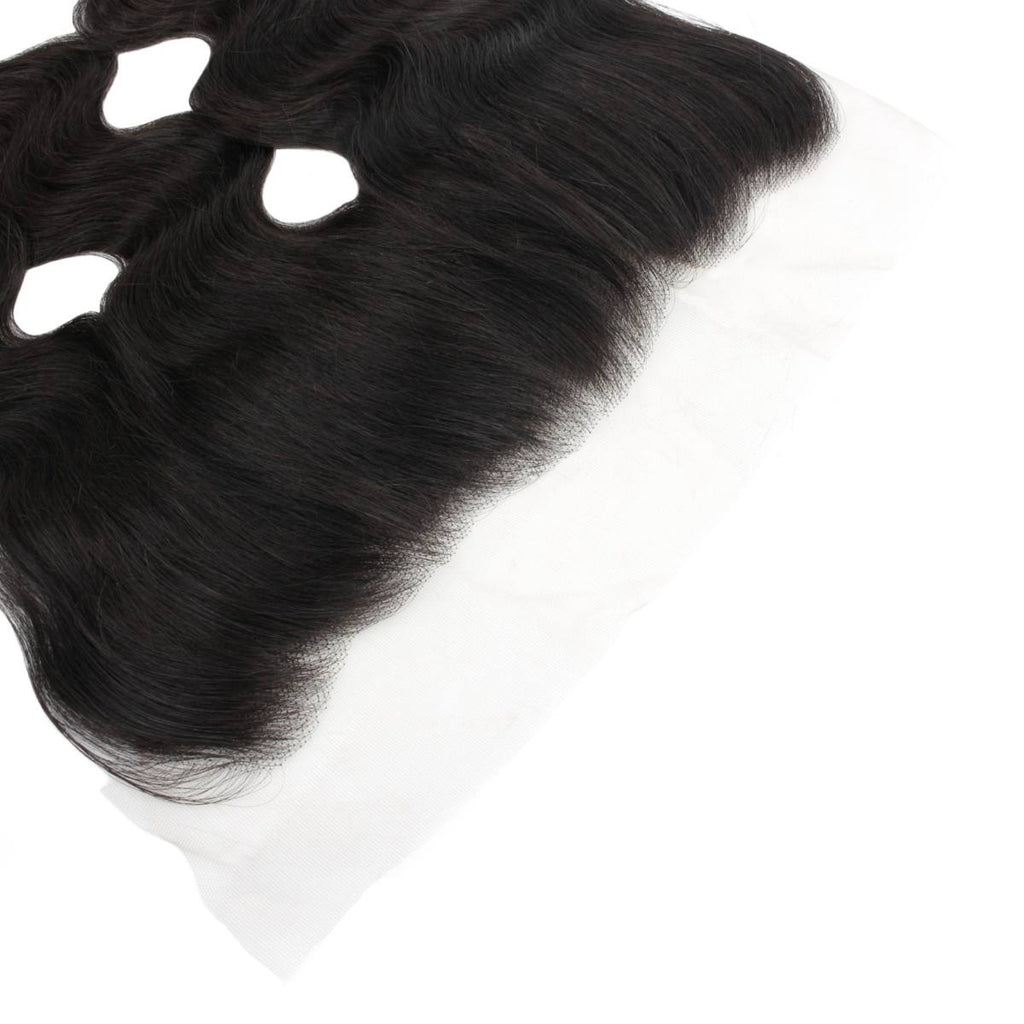Brazilian Body Wave 13x4 Transparent Lace Human Hair Frontal by Private Label