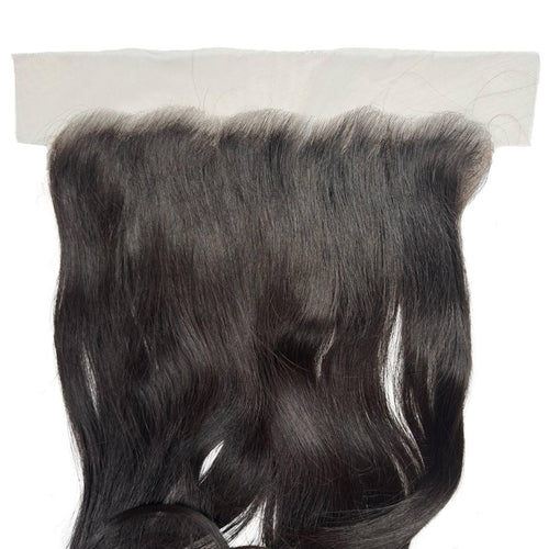 45" Raw Straight 13x6 HD Lace Human Hair Frontal by Private Label