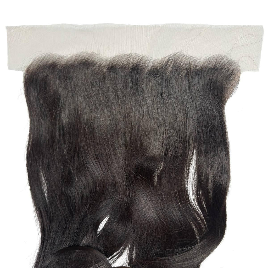 40" Raw Straight 13x6 HD Lace Human Hair Frontal by Private Label