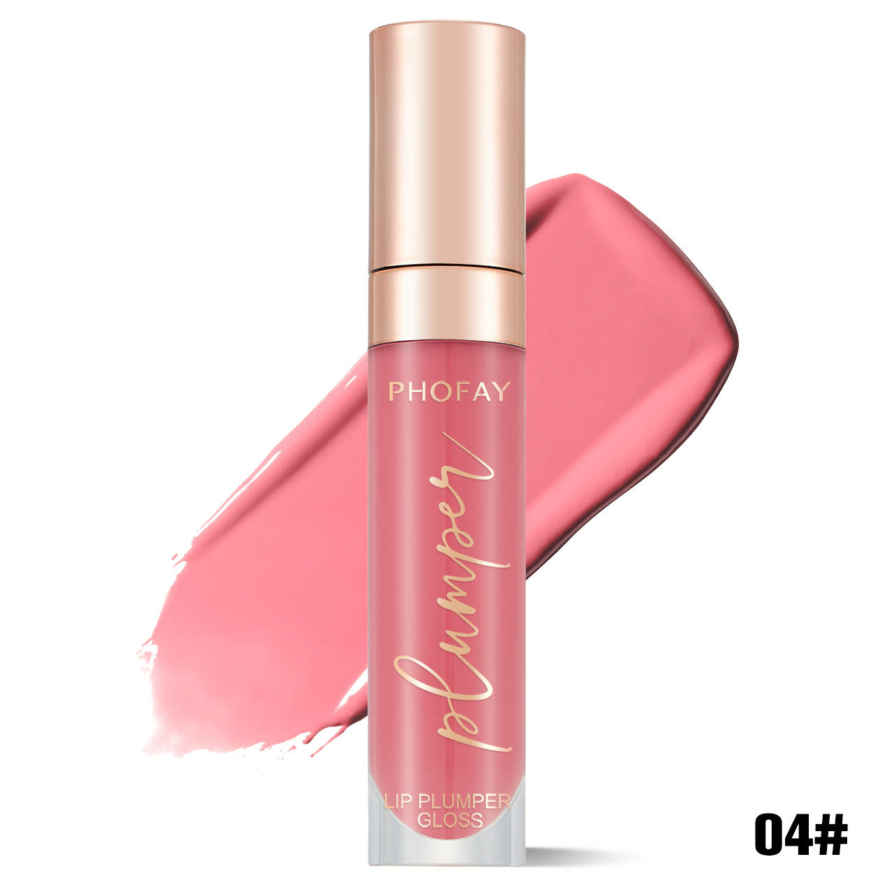 PHOFAY Shiny Lip Plumper Gloss by LadyShow.Store