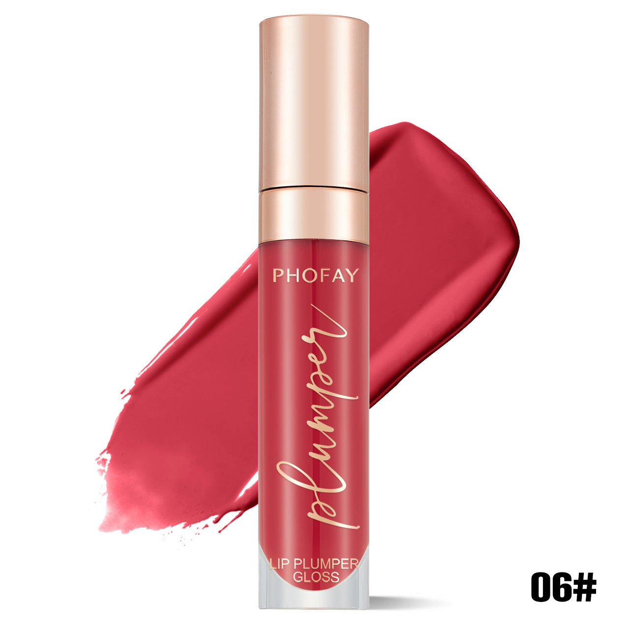 PHOFAY Shiny Lip Plumper Gloss by LadyShow.Store