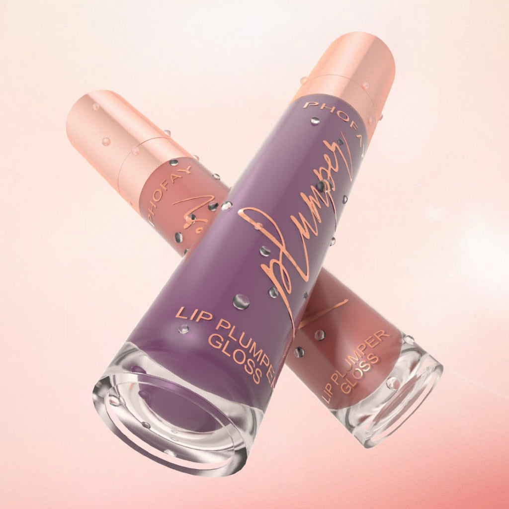 PHOFAY Shiny Lip Plumper Gloss by LadyShow.Store