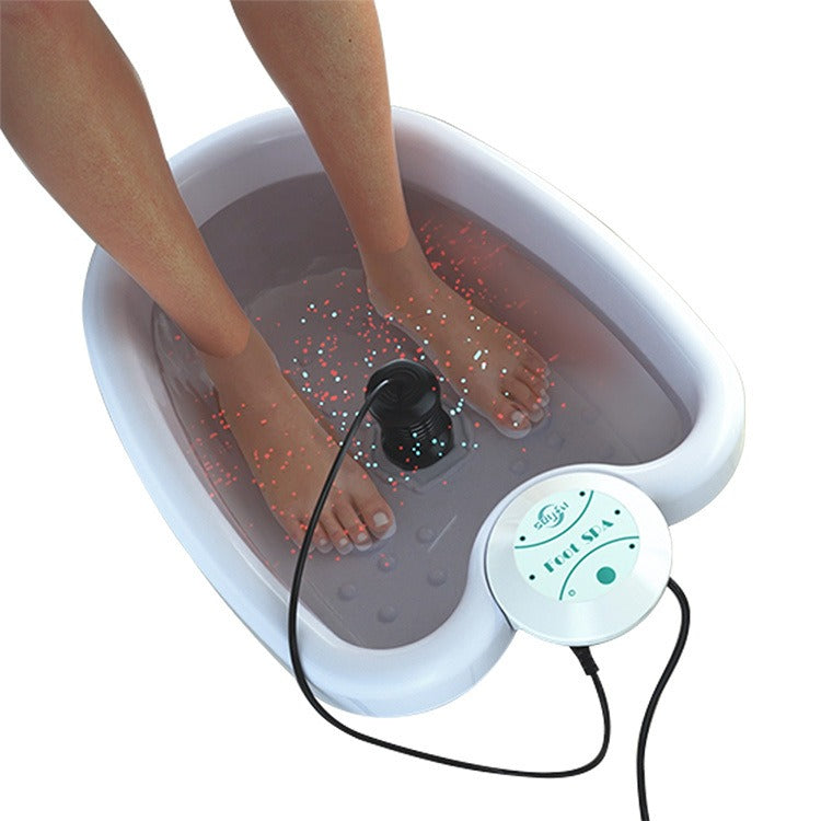 Mini Foot Massager Portable Ion Foot Bath by Ovriluxe Enterprises llc