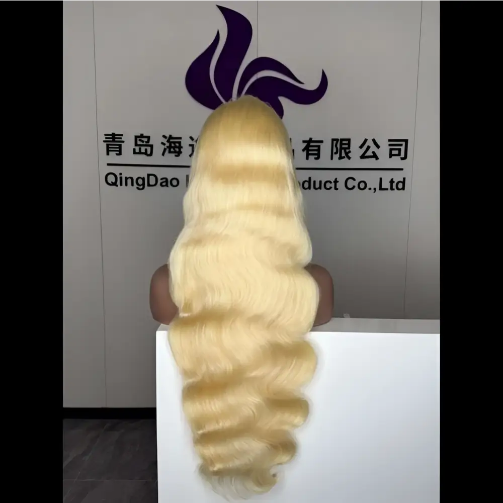 30 Inch HD 13x4 Blonde Body Wave Human Hair Wig by Royalessencelux