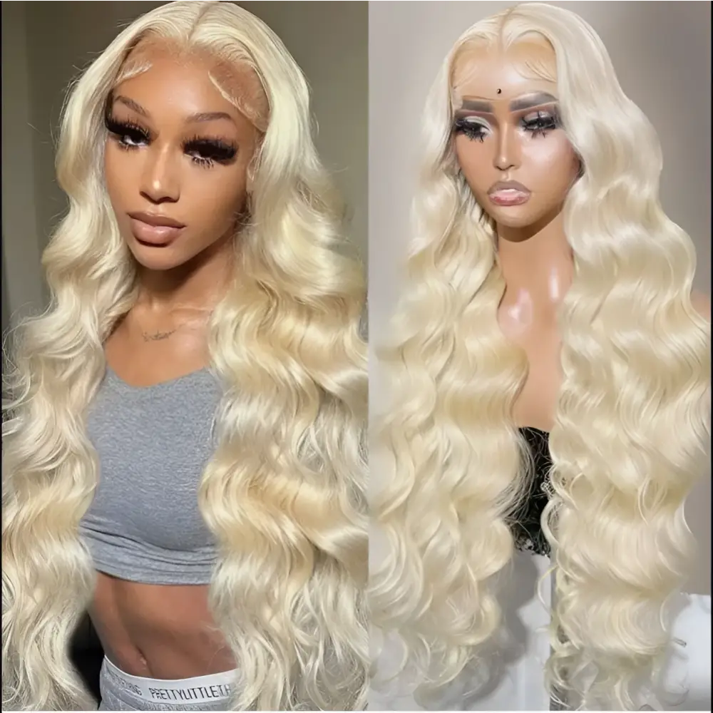 30 Inch HD 13x4 Blonde Body Wave Human Hair Wig by Royalessencelux