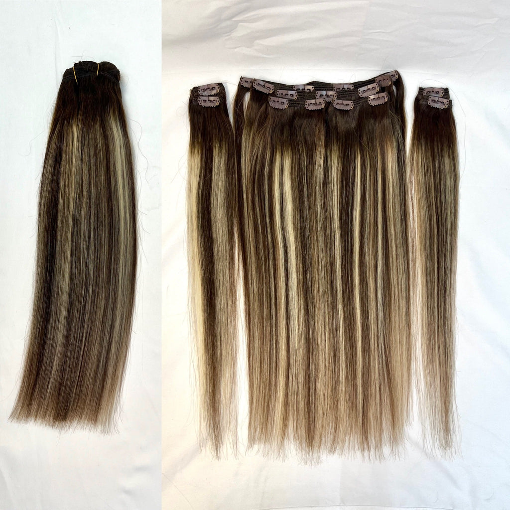 VIP Clip Extensions / Silky Straight - 18" (140 g ) ClipeX System by VIP Extensions