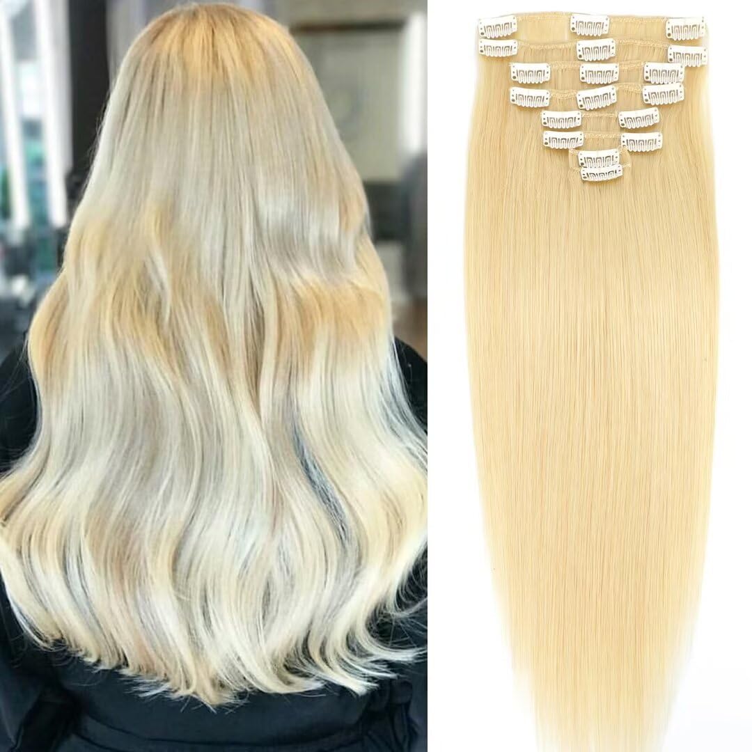 VIP Clip Extensions / Silky Straight - 18" (140 g ) ClipeX System by VIP Extensions