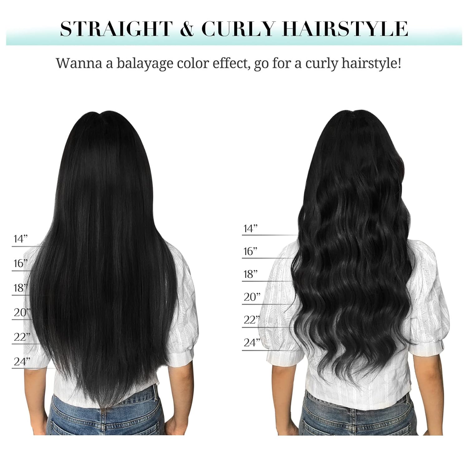 VIP Clip Extensions / Silky Straight - 18" (140 g ) ClipeX System by VIP Extensions