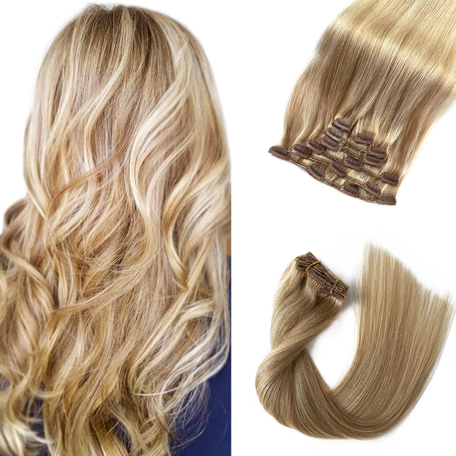 VIP Clip Extensions / Silky Straight - 18" (140 g ) ClipeX System by VIP Extensions