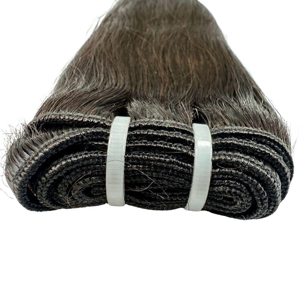 Raw Natural Black Straight 100% Human Hair Bundles by Private Label
