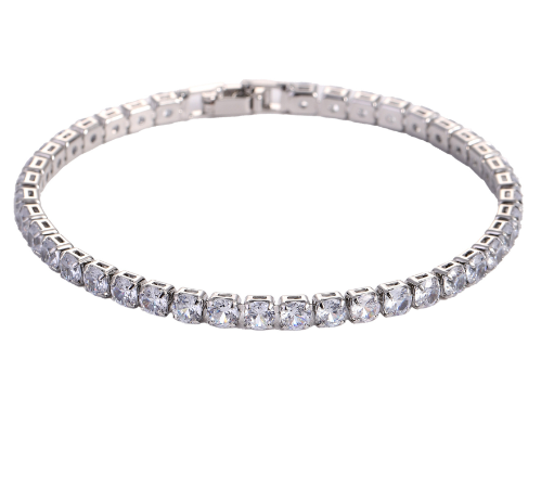 Hip Hop 4.0 Micro Zircon Tennis Bracelet Set by Ovriluxe Enterprises llc