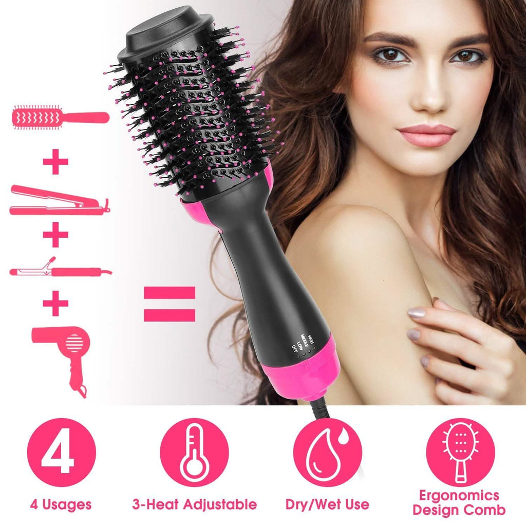 4-in-1 Hair Dryer Volumizer Brush by DailySale
