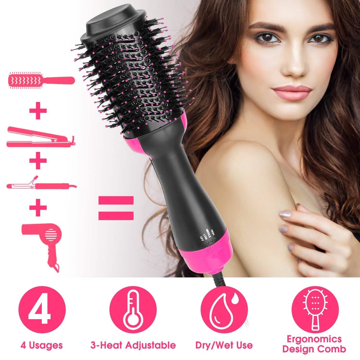 4-in-1 Hair Dryer Volumizer Brush by DailySale