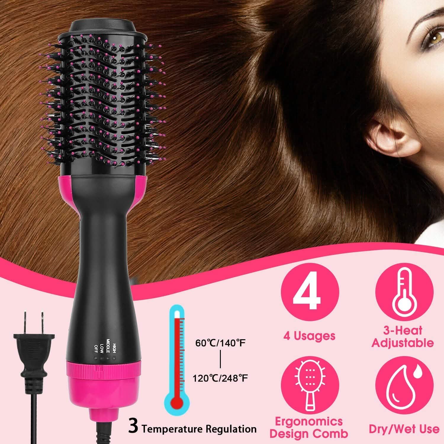 4-in-1 Hair Dryer Volumizer Brush by DailySale