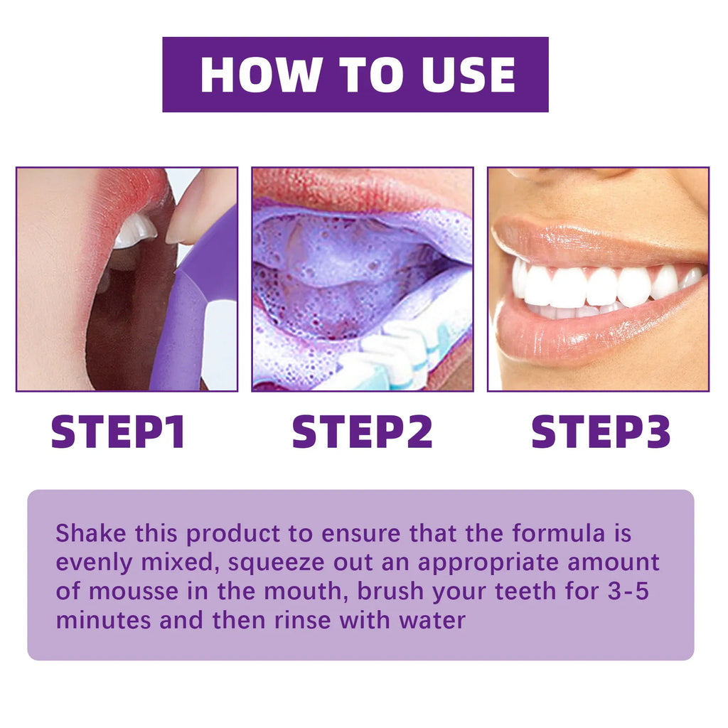 V34 Tooth Cleaning Mousse by Ovriluxe Enterprises llc