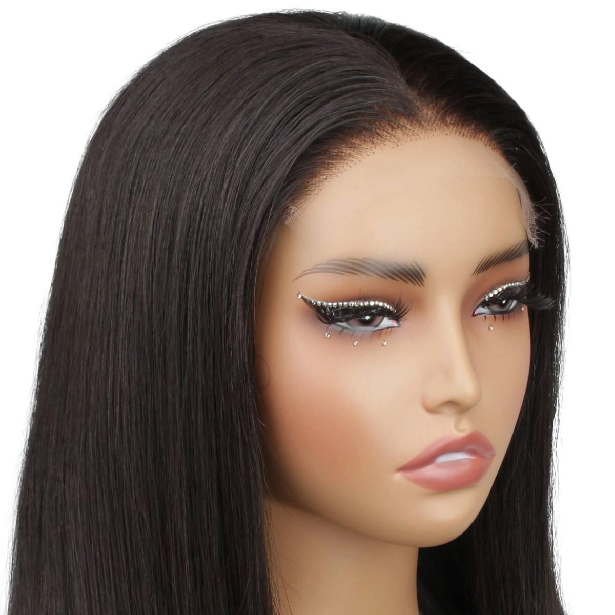 Straight 5x5 HD Lace Closure 100% Human Hair Bob Wig by Private Label