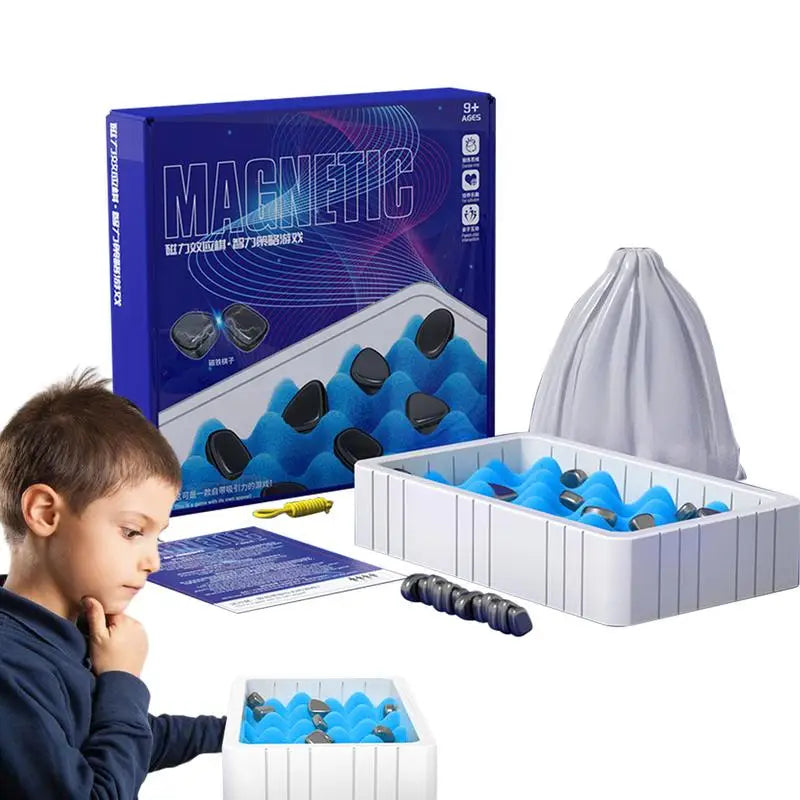 Chess Board Game Magnetic Effect by Ovriluxe Enterprises llc