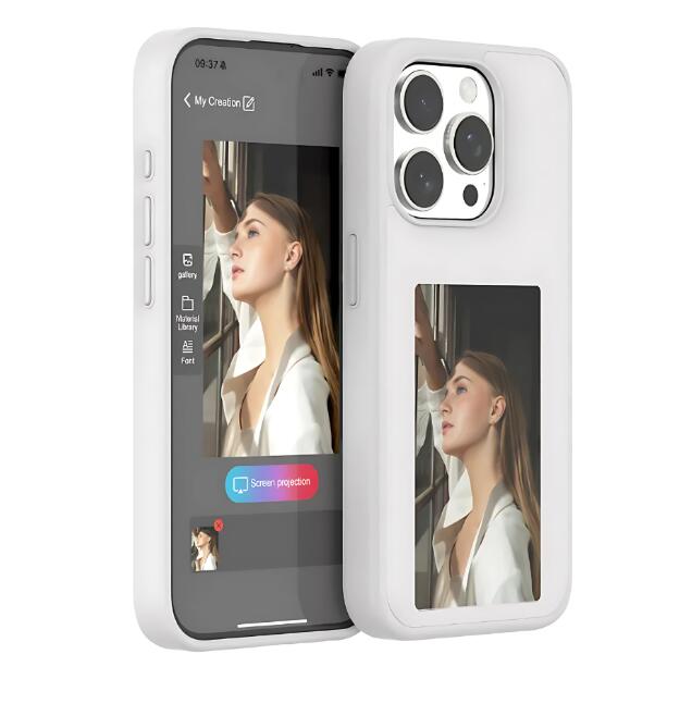 E-Ink Phone Case by Ovriluxe Enterprises llc