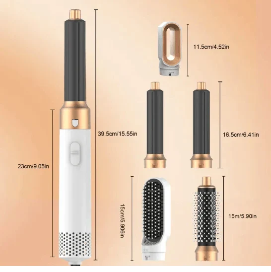 5-in-1 Hair Styler Brush by MANDOTOS
