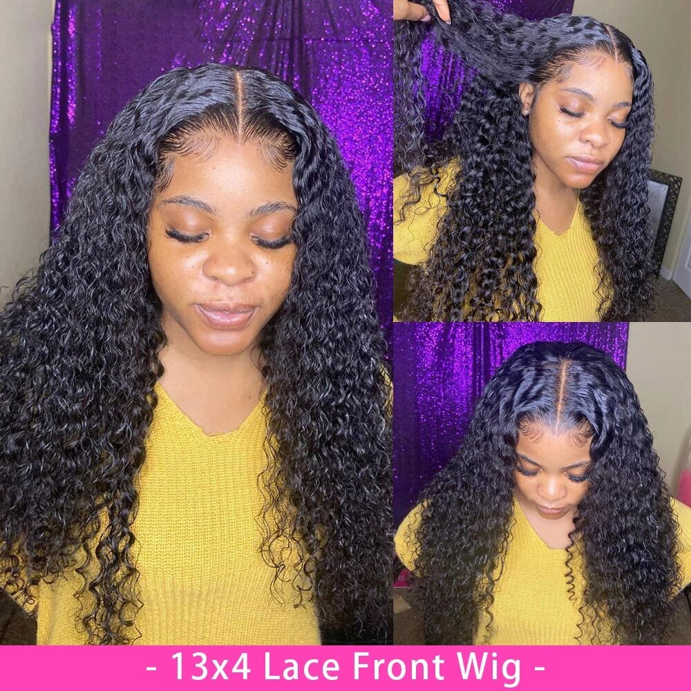 Curly Human Hair Wig Lace Hair Products by The Diamond Empire LLC