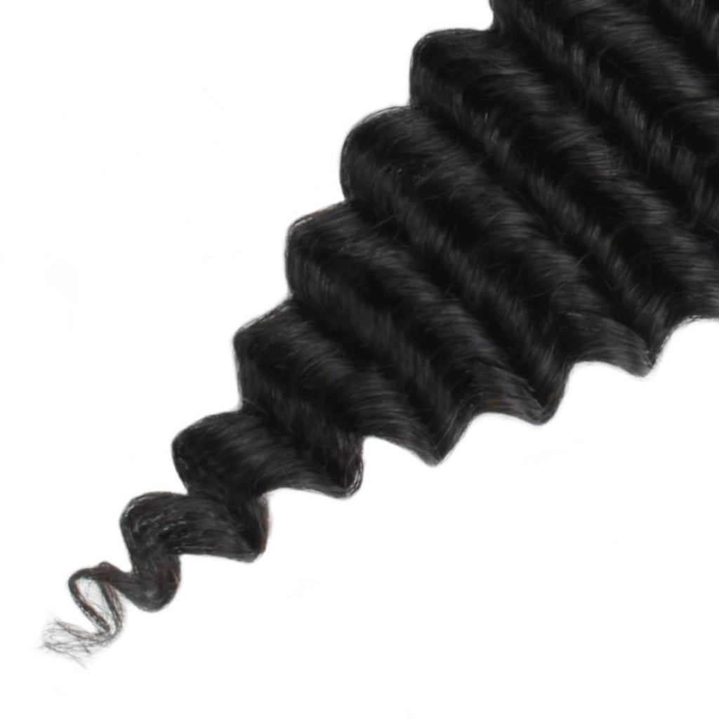 Deep Wave 5x5 HD Lace Human Hair Closure by Private Label