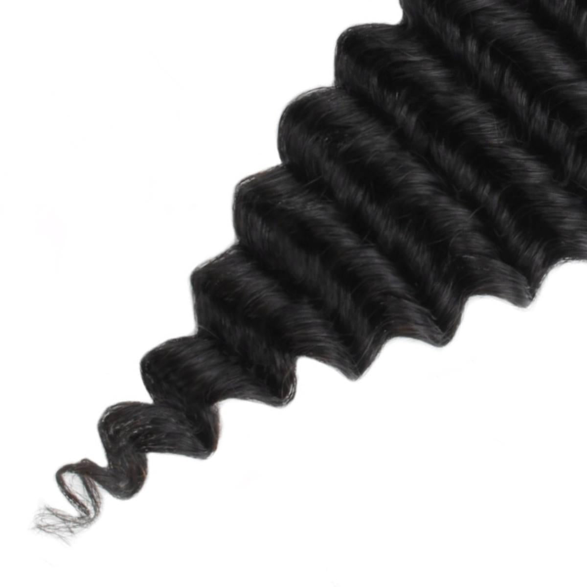 Deep Wave 5x5 HD Lace Human Hair Closure by Private Label