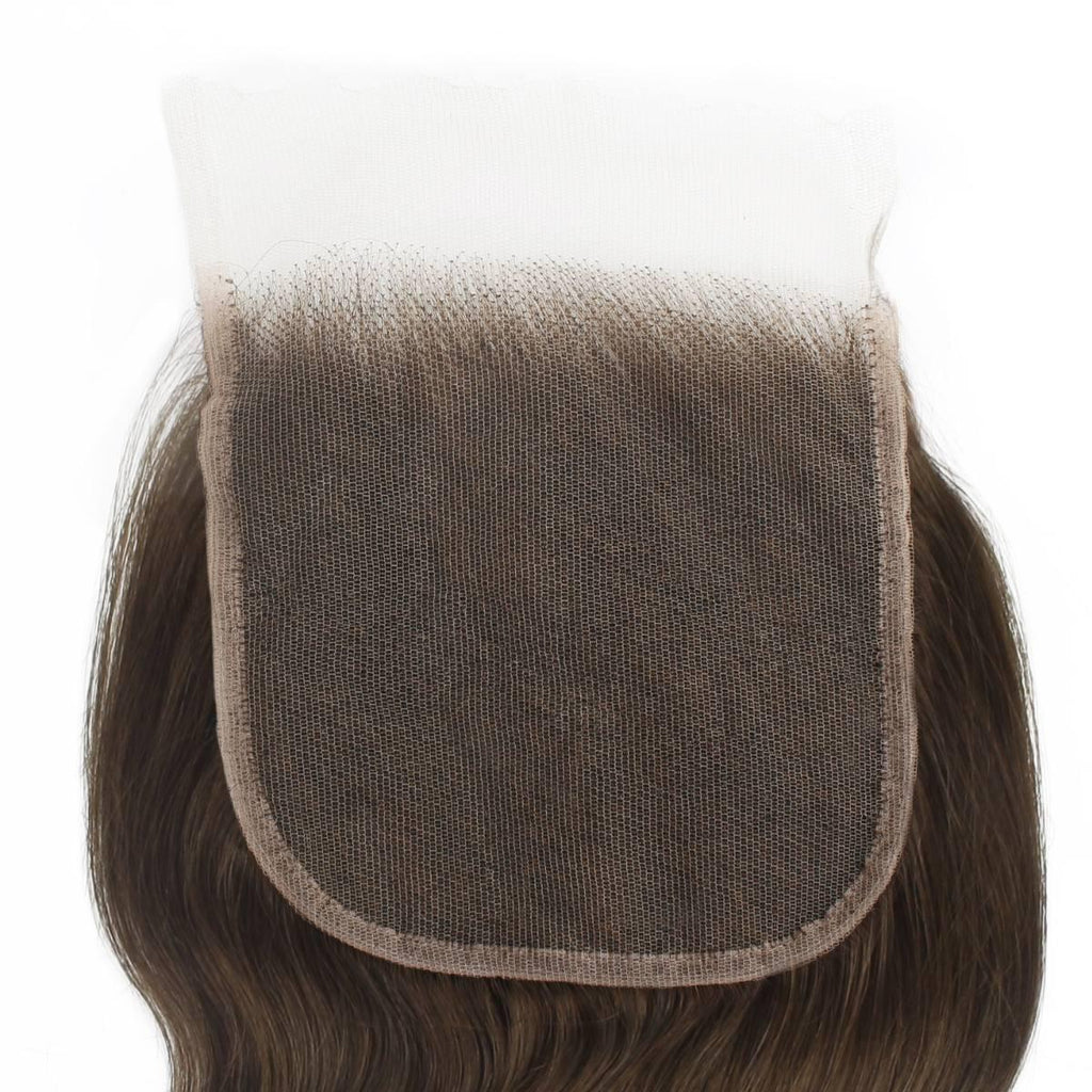 Medium Brown Body Wave 5x5 HD Lace Human Hair Closure by Private Label