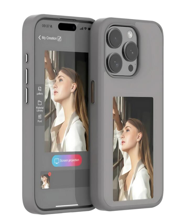 E-Ink Phone Case by Ovriluxe Enterprises llc