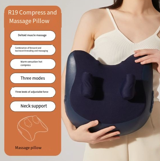 Neck & Shoulder Massage Pillow by Ovriluxe Enterprises llc