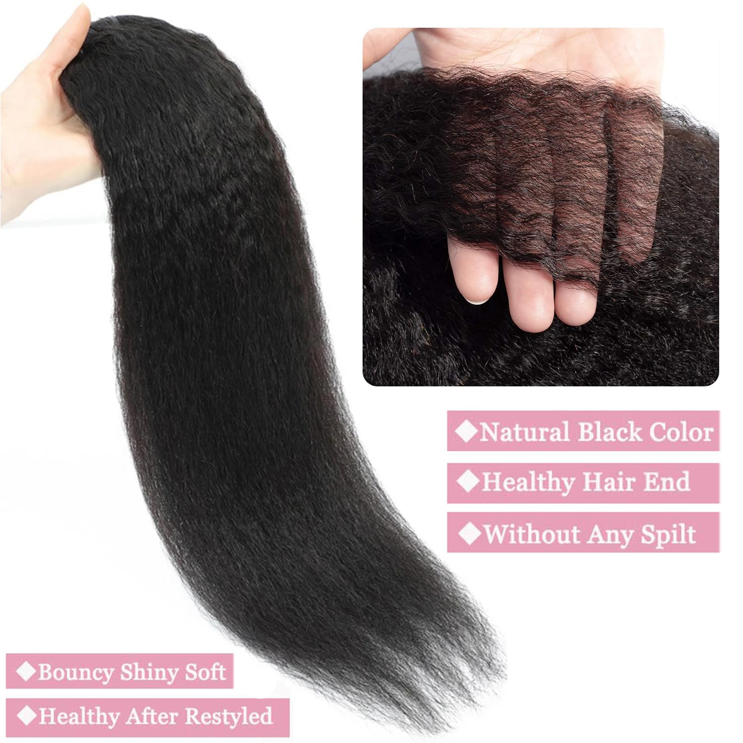 Brazilian Virgin Hair Bundles Deep Wave Human Hair Extensions by Lady Ros