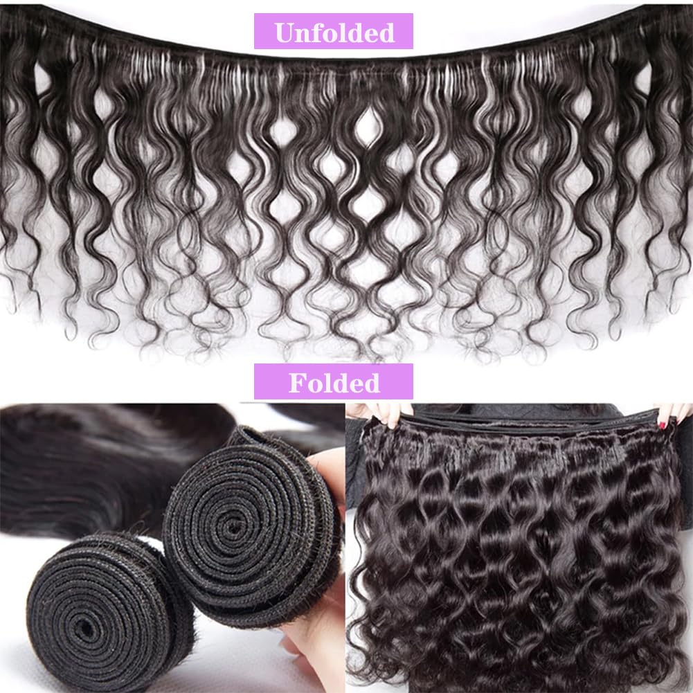 Brazilian Virgin Hair Bundles Deep Wave Human Hair Extensions by Lady Ros