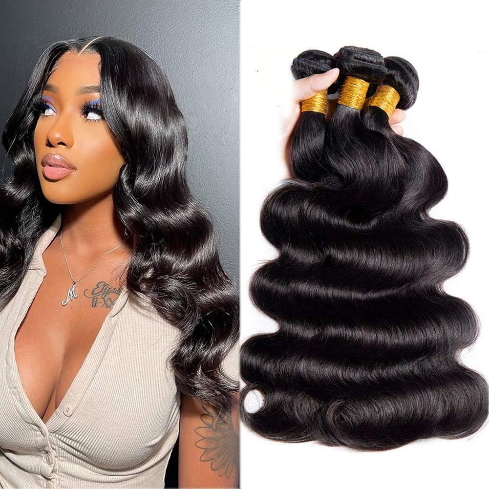 Brazilian Virgin Hair Bundles Deep Wave Human Hair Extensions by Lady Ros