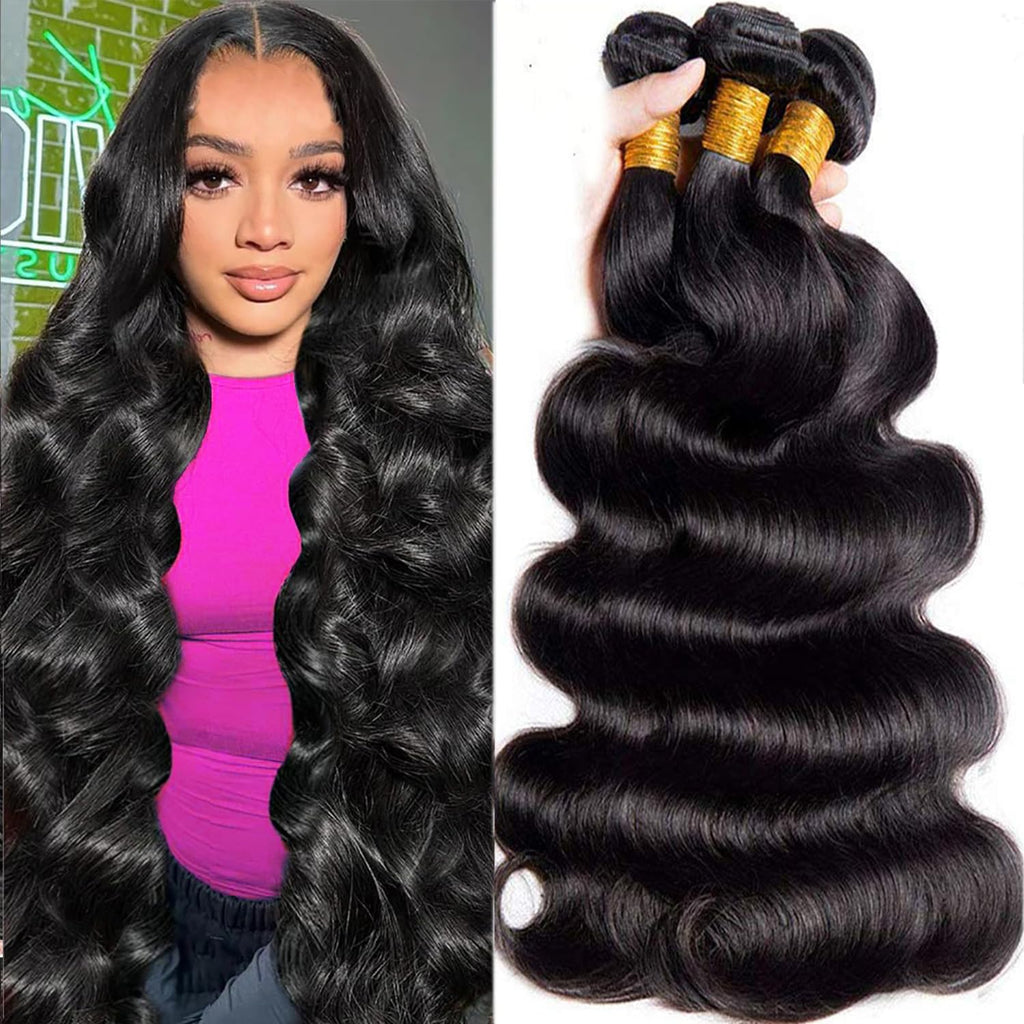 Brazilian Virgin Hair Bundles Deep Wave Human Hair Extensions by Lady Ros