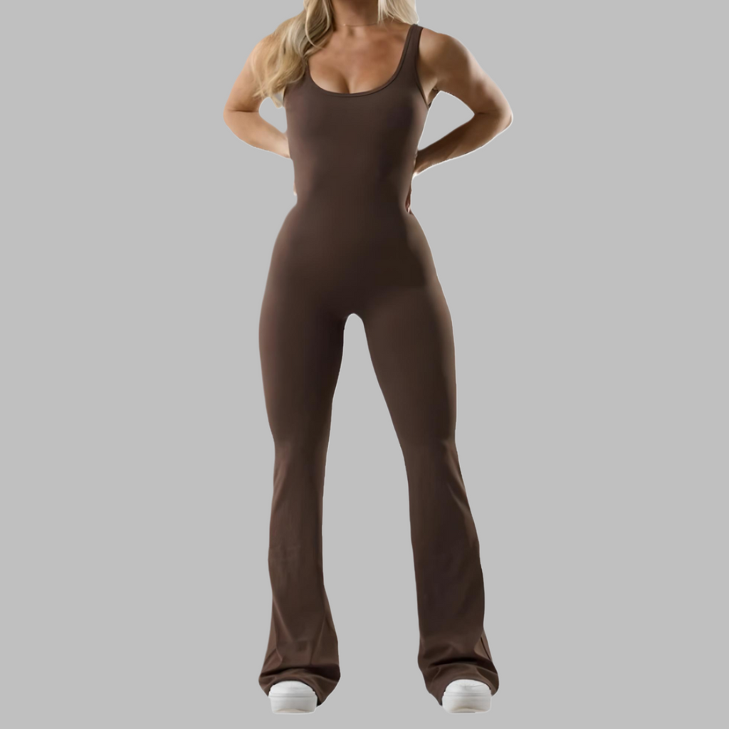 Flared Jumpsuit by Ovriluxe Enterprises llc