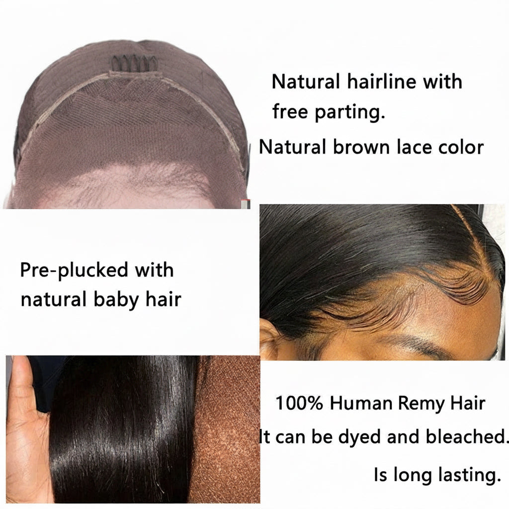 Loose Deep Wave13x4 Transparent Lace Human Hair Sleeve by LadyShow.Store
