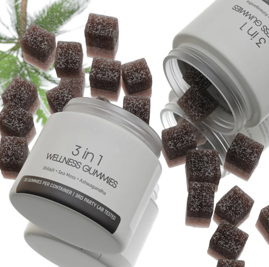 Shilajit 3-in-1 Gummies for Men by Ovriluxe Enterprises llc