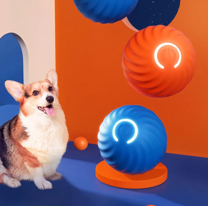 Pet Dog Rubber Ball Toys For Dogs by Ovriluxe Enterprises llc