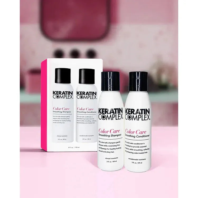 Keratin Complex Color Care Smoothing Shampoo & Conditioner Duo X 2 90ml/3oz by Pasteur Pharmacy