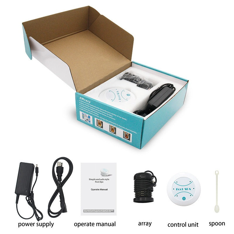 Mini Foot Massager Portable Ion Foot Bath by Ovriluxe Enterprises llc