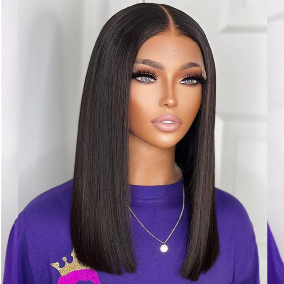 Double Drawn Bone Straight Human Hair Wigs by LadyShow.Store