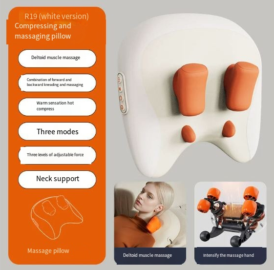 Neck & Shoulder Massage Pillow by Ovriluxe Enterprises llc