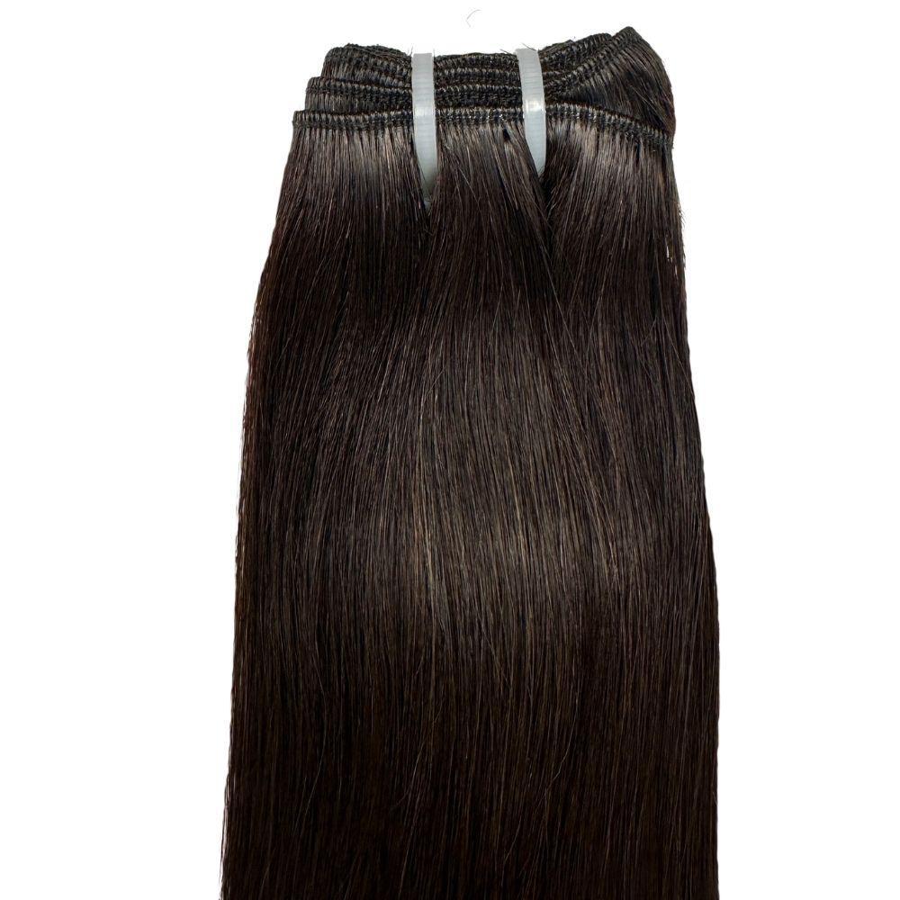 Raw Natural Black Straight 100% Human Hair Bundles by Private Label
