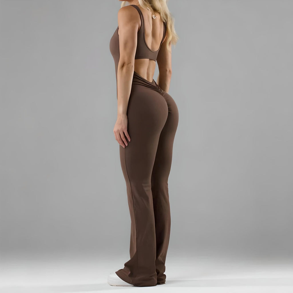 Flared Jumpsuit by Ovriluxe Enterprises llc