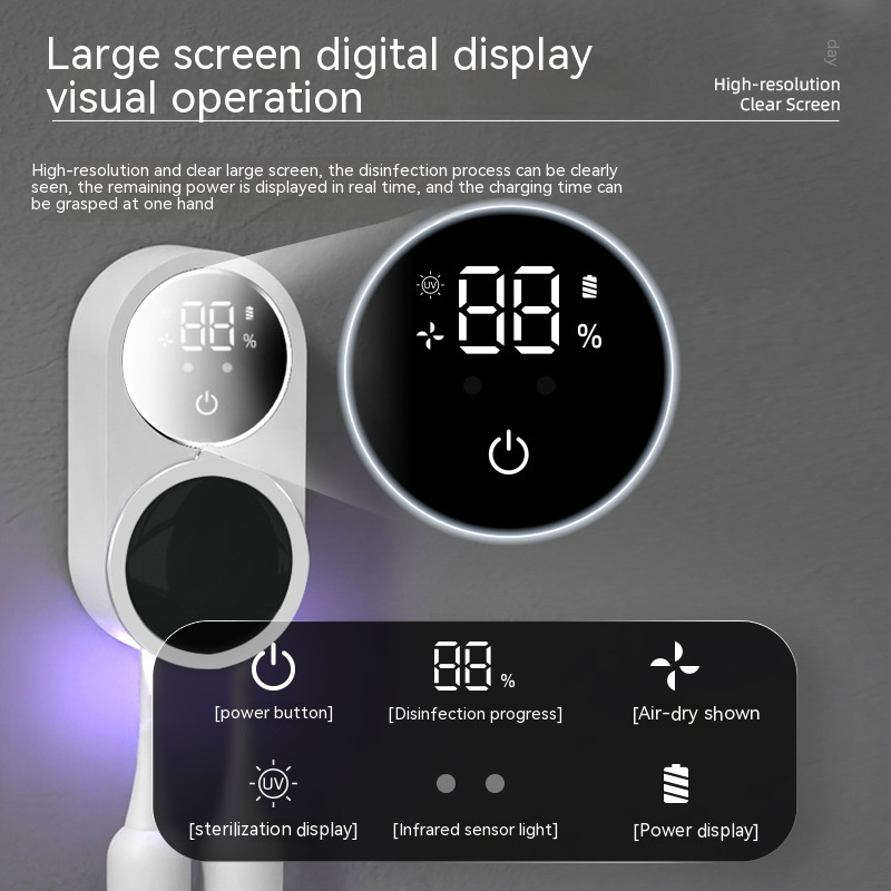 UV Toothbrush Sanitizer by Ovriluxe Enterprises llc